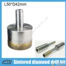 Electroplated diamond hole saw steel body thin wall drill bit for marble